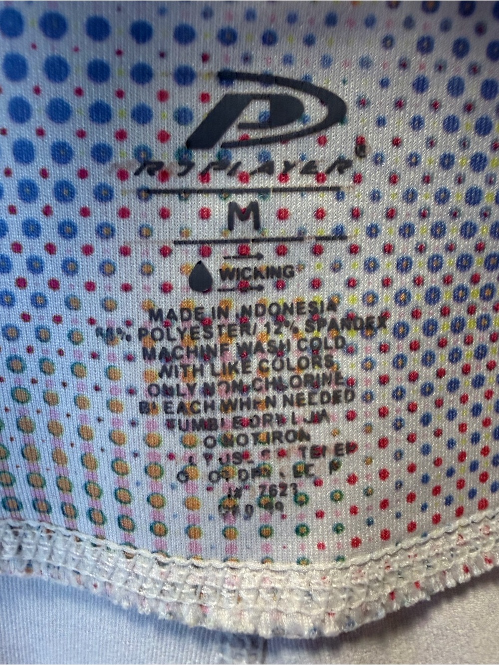 Pro Player Pastel Tie-Dye Mesh Leggings in Multi-Color - Picture 4 of 8